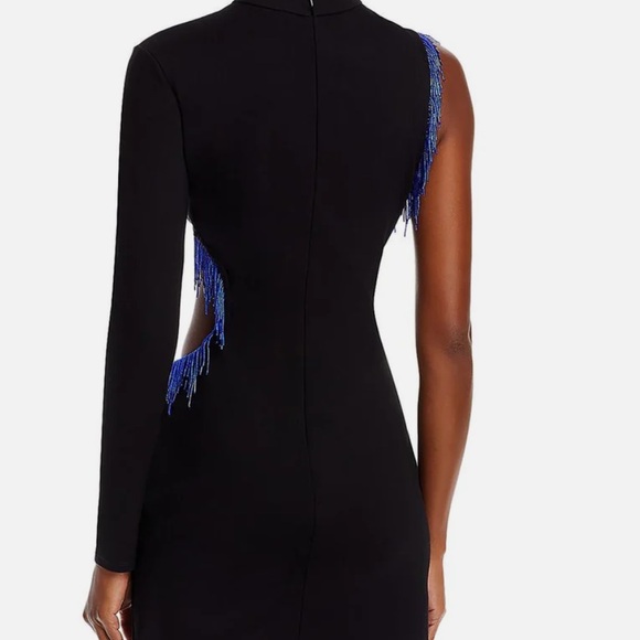 STAUD - Kirsten Womens Beaded Mini Mini Dress Women’s Med - Picture 2 of 8